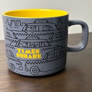 Starbucks Mug New York City Times Square 12 oz NYC Taxi Yellow Cab The Big Apple